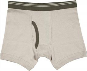 img 2 attached to 5-Pack Boys 100% Cotton Tagless Boxer Briefs Underwear - Trimfit