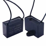 upgrade your ceiling fan with 2pcs cbb61 capacitor - 2 wire 8uf 450v (pack of 2) logo