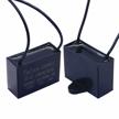 upgrade your ceiling fan with 2pcs cbb61 capacitor - 2 wire 8uf 450v (pack of 2) logo