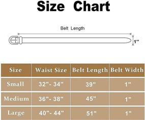 img 1 attached to 👗 Stylish Braided Women's Accessories: YUCFOREN Narrow Elastic Stretch Belts