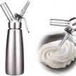 🍨 zoemo all metal steel whipped cream dispenser 1 quart - premium culinary cream whipper including full set of injector tips and complimentary recipes logo