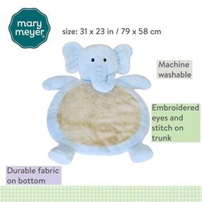 img 1 attached to 🐘 Blue Elephant Bestever Baby Mat by Mary Meyer