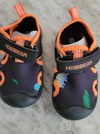 img 1 attached to 🏻 HOBIBEAR Toddler Closed Toe Aquatic Sandals for Boys: Perfect Shoes for Adventure! review by Vijin Wisniewski