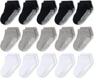 keep your little movers safe: cozyway non slip toddler ankle socks for girls and boys | 12/14/15 pairs available logo