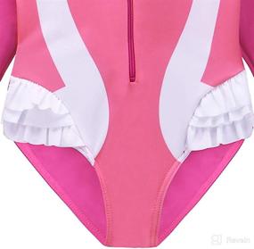 img 1 attached to HUAANIUE Swimsuit Rashguard Swimwear One Piece Apparel & Accessories Baby Boys for Clothing