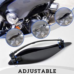 img 2 attached to VEISUTOR Motorcycle Adjustable Windshield Accessories