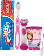 magical disney princess oral care bundle: toothbrush, toothpaste, and mouthwash логотип