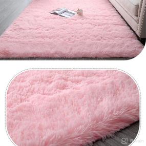 img 1 attached to 👶 Мягкий коврик для детской комнаты "Soft Baby" 4' x 5.3', розовый | Декор для детской спальни - gdmgdr