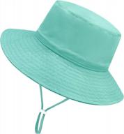 upf 50+ sun protection baby hat: sarfel summer bucket cap for boys & girls logo