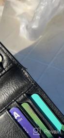 img 8 attached to Men's Minimalist Bifold Wallet - Genuine Leather, RFID Blocking, Stylish Accessories