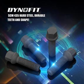 img 1 attached to Dynofit 14X1.5 Extended Lug Bolts For Wheel Spacers, 20Pcs 40Mm Shank/64Mm Tall Ball Seat Aftermarket Lug Studs For A1 A2 A3 A4 A5 A6 A7 A8 S1 S2 S3 S4 S5 S6 S7 S8, Fit CC Golf Jetta Lavid Se Cayenne