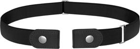 img 4 attached to Udekit Buckle Elastic Stretch Pieces Women's Accessories : Belts