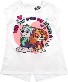 img 3 attached to 👕 Toddlers' 3 Pack Nickelodeon Girls T-Shirts - Girls' Clothing via Tops, Tees & Blouses