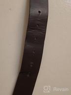 img 1 attached to Black Leather Strap with 👨 Smooth Finish - Men's L Accessories review by Prince Aguirre