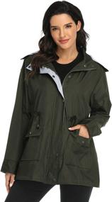 img 2 attached to Arthas Waterproof Outdoor Raincoat Lightweight Women's Clothing via Coats, Jackets & Vests