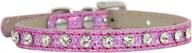 premium soft velvet cat collar: 🐱 adjustable, safe, and dazzling with bling diamante logo