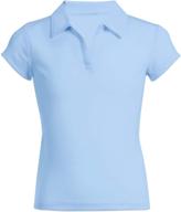 nautica school uniform sleeve performance girls' clothing ~ tops, tees & blouses logo