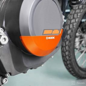 img 1 attached to 🍊 NICECNC Orange Engine Clutch Cover Guard Protector for KTM 690 Duke/Enduro/Enduro R/SMC/SMC R 2008-2022 - Ultimate Protection and Fit!