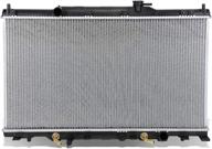 dna motoring oem ra 2443 aluminum radiator logo