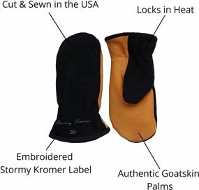 img 2 attached to Wool Winter Gloves By Stormy Kromer Tough Mitts