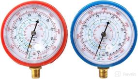 img 3 attached to 🌡️ B4B Refrigerant Low and High Pressure Gauges 11.2mm for Air Conditioner R410A R134A R22 - PSI KPA (Low and High Gauges) - BANG 4 BUCK