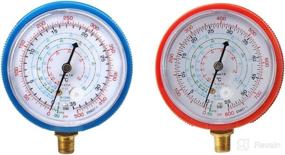 img 4 attached to 🌡️ B4B Refrigerant Low and High Pressure Gauges 11.2mm for Air Conditioner R410A R134A R22 - PSI KPA (Low and High Gauges) - BANG 4 BUCK