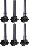 ena ignition coil pack set for chrysler dodge concorde intrepid sebring stratus 2.7l 3.2l v6 - compatible with c1179 uf199 - ultimate replacement логотип