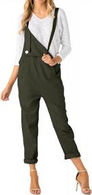 img 3 attached to Effortlessly Chic: Plus-Size Women'S Loose-Fit Overalls And Rompers