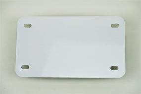 img 1 attached to White Motorcycle Anodized Aluminum License Motorcycle & Powersports