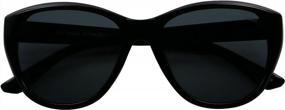 img 3 attached to Модные солнцезащитные очки Cateye с поляризованными линзами и защитой от УФ-излучения - ShadyVEU High Point