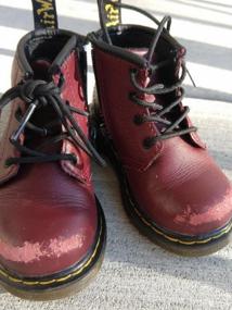 img 7 attached to Чёрные ботинки Dr Martens Brooklee для мальчиков малышей 👦