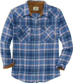 img 4 attached to Legendary Whitetails Shotgun Western Flannel Men's Clothing ... Shirts