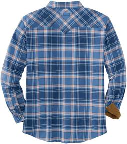 img 3 attached to Legendary Whitetails Shotgun Western Flannel Men's Clothing ... Shirts