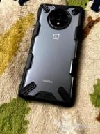 img 1 attached to Ringke Fusion X Case For OnePlus 7T (2019) - Camo Black, Sleek Design For Ultimate Protection review by Tina Evans