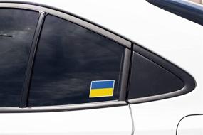 img 1 attached to Ukraine Sticker Ukrainian Window Stickers