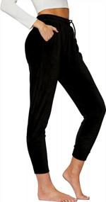 img 4 attached to ✨ Superior Quality Conceited Velour Velvet Leggings: Perfect for Women's Fashion