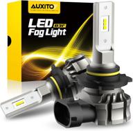 🚘 auxito 9145 led fog light bulbs - 6000lm 6500k cool white light, enhanced brightness h10 9140 9045 9040 led fog lights, with advanced csp led chips, drl replacement for cars - pack of 2 логотип