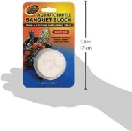 zoo med aquatic turtle banquet block: nutritious feeding solution for healthy turtle wellness logo