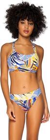 img 2 attached to Sunsets Bralette Underwire 34F 32G: Stylish and Supportive Swimwear for Women's Clothing in Swimsuits & Cover Ups