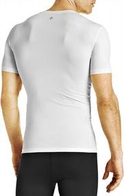 img 2 attached to 👕 Tommie Copper V Neck Compression Sleeve for Men's Clothing