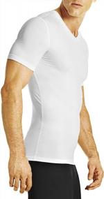 img 3 attached to 👕 Tommie Copper V Neck Compression Sleeve for Men's Clothing