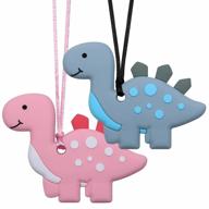 dinosaur sensory chew necklaces for kids and adults - an effective solution for autism, adhd, and spd logo
