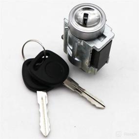 img 3 attached to Chevy Classic Impala Malibu Monte Carlo Oldsmobile Alero Cutlass Intrigue Pontiac Grand Ignition Lock Cylinder with Keys - Passlock Chip | OEM # 25832354 D1493F 15822350 US286l 12458191 924-719