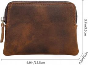 img 3 attached to Мужской кожаный кошелек Fmeida: стильный портмоне и визитница - идеальный подарок на день рождения (желто-коричневый)