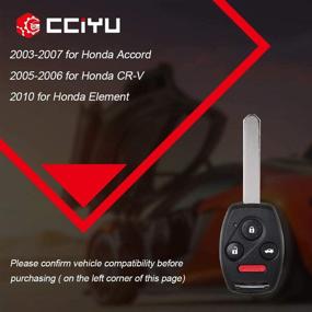 img 3 attached to Cciyu Replacement Ignition Keyless OUCG8D 380H