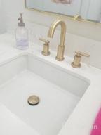 img 1 attached to Upgrade Your Bathroom With TRUSTMI'S Elegant 2-Handle 8 Inch Widespread Sink Faucet In Brushed Nickel review by Ray Welchhance