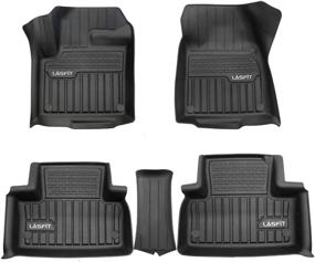 img 4 attached to LASFIT All Weather Car Liners for 2011-2019 Land Rover Range Rover Evoque [5 Door and Coupe Models] - Floor Mats