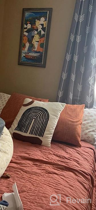 img 1 attached to Add A Boho Flair To Your Home With Merrycolor'S 18X18-Inch Tufted Throw Pillows review by Ken Perry