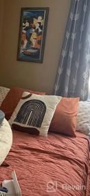 img 7 attached to Добавьте стиль бохо в свой дом с 18x18-дюймовыми стегаными декоративными подушками Merrycolor'S