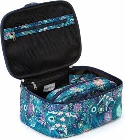 img 2 attached to Sakroots Women'S 2-In-1 Go Set In Royal Blue Seascape With Bonus Cosmetic Case And Pouch